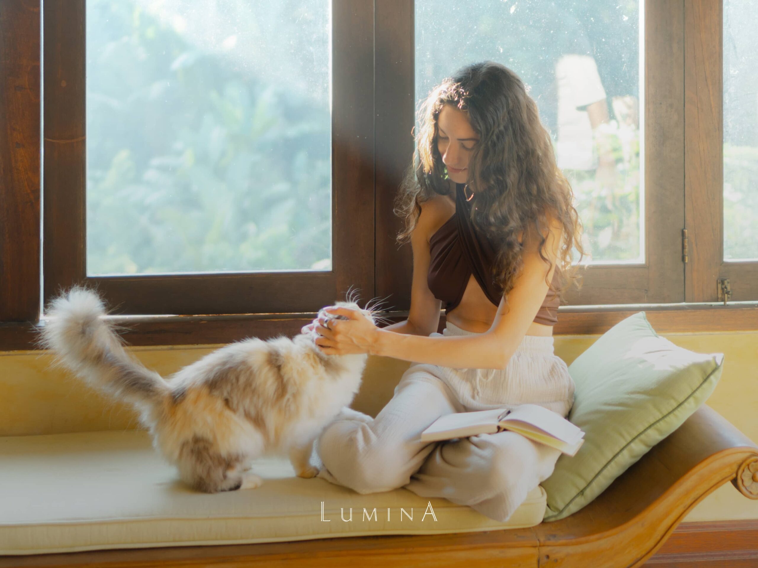 Peaceful morning at Lumina Ubud villa