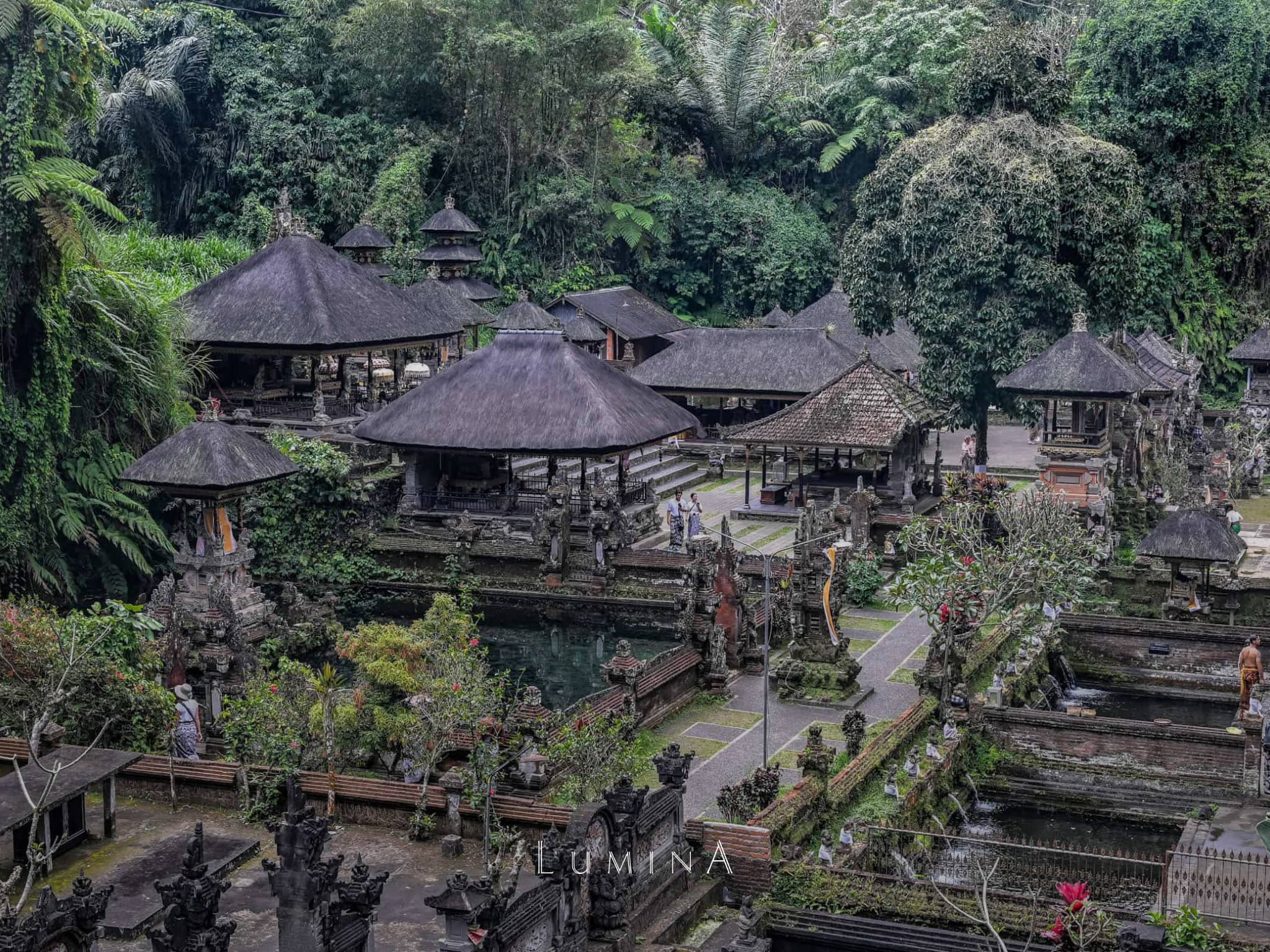 Sacred Sebatu Temple in Ubud Bali for purification ceremony near Lumina Wellness Retreat